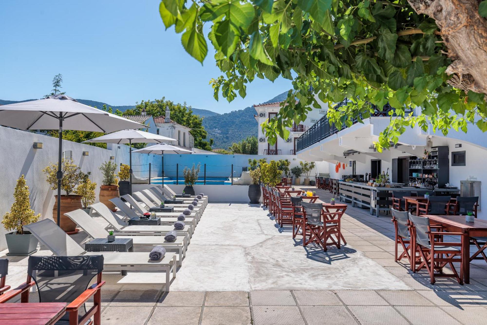 Amalia Hotel Skopelos stad Exteriör bild