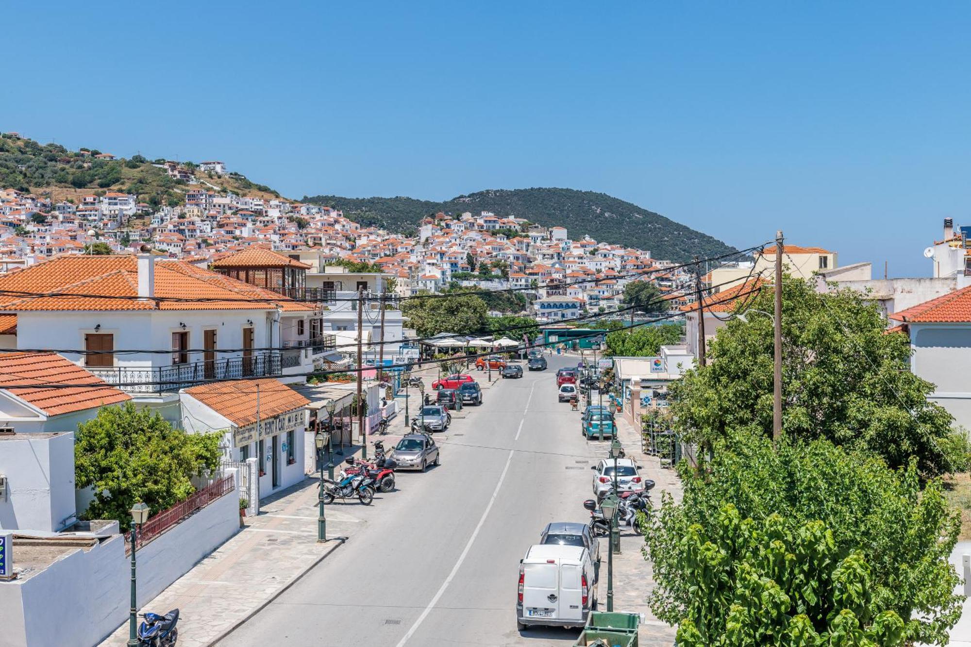 Amalia Hotel Skopelos stad Exteriör bild