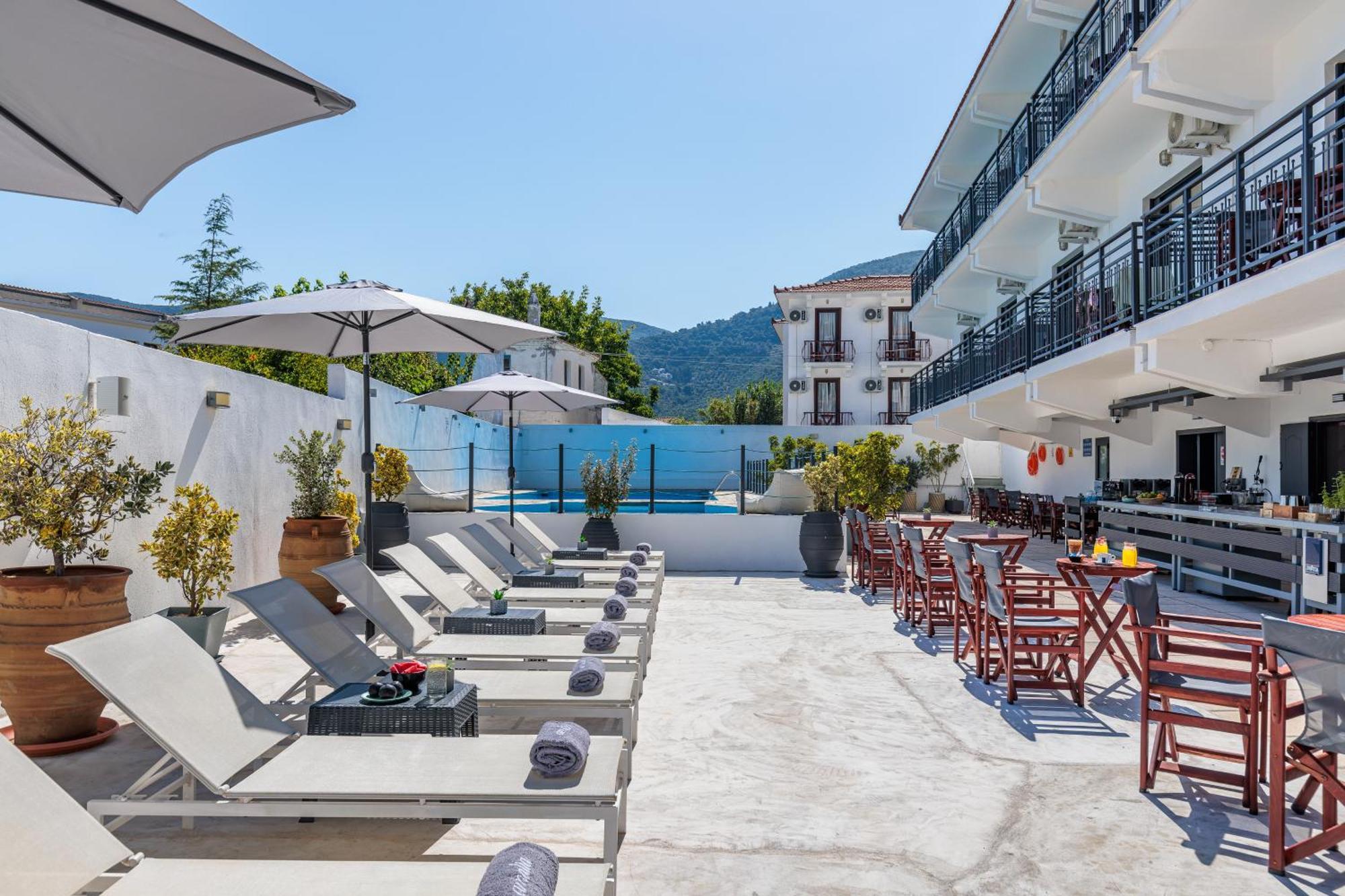 Amalia Hotel Skopelos stad Exteriör bild