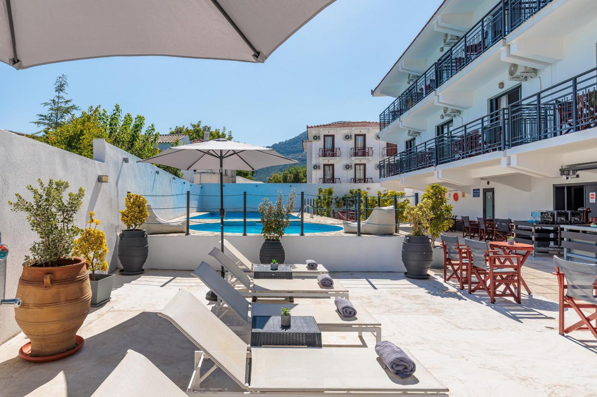 Amalia Hotel Skopelos stad Exteriör bild